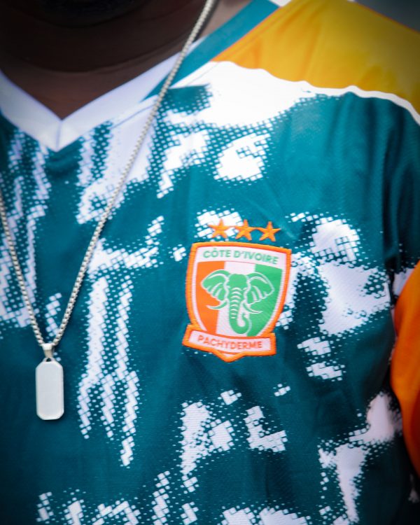 Maillot Côte d'ivoire 14 Maillot pachyderme | Vert - Orange